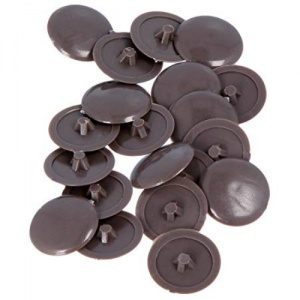 Brown Pozi Drive Cover Cap (Pack of 50)